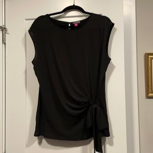 Vince camuto side tie blouse